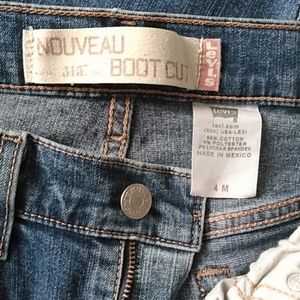 Levi's Straus Nouveau 515 boot cut size 4M